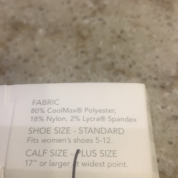 NWT Keysocks Weekend No-Show Knee High Socks Plus Size - Picture 6 of 6